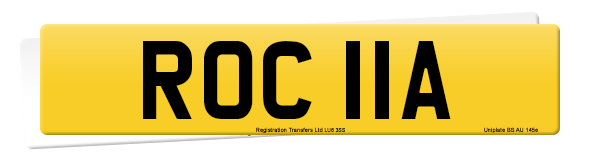 Registration number ROC 11A